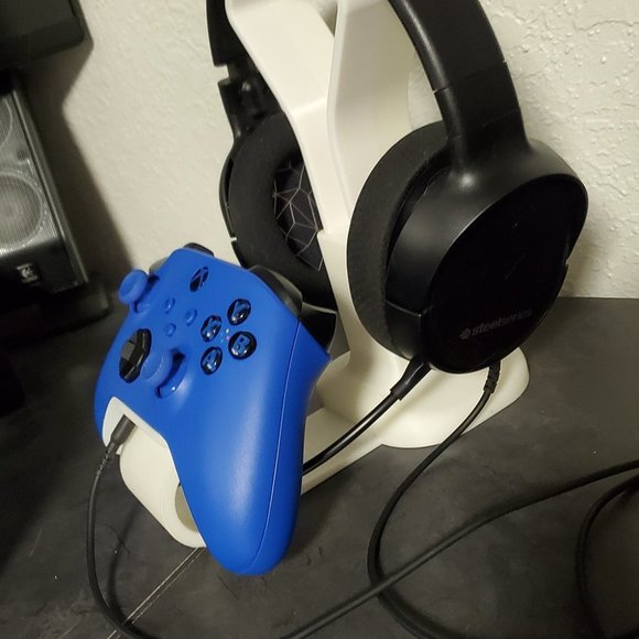 Microsoft Xbox One Controller Headset Combo Stand Wireless Display Headphones - Picture 5 of 9